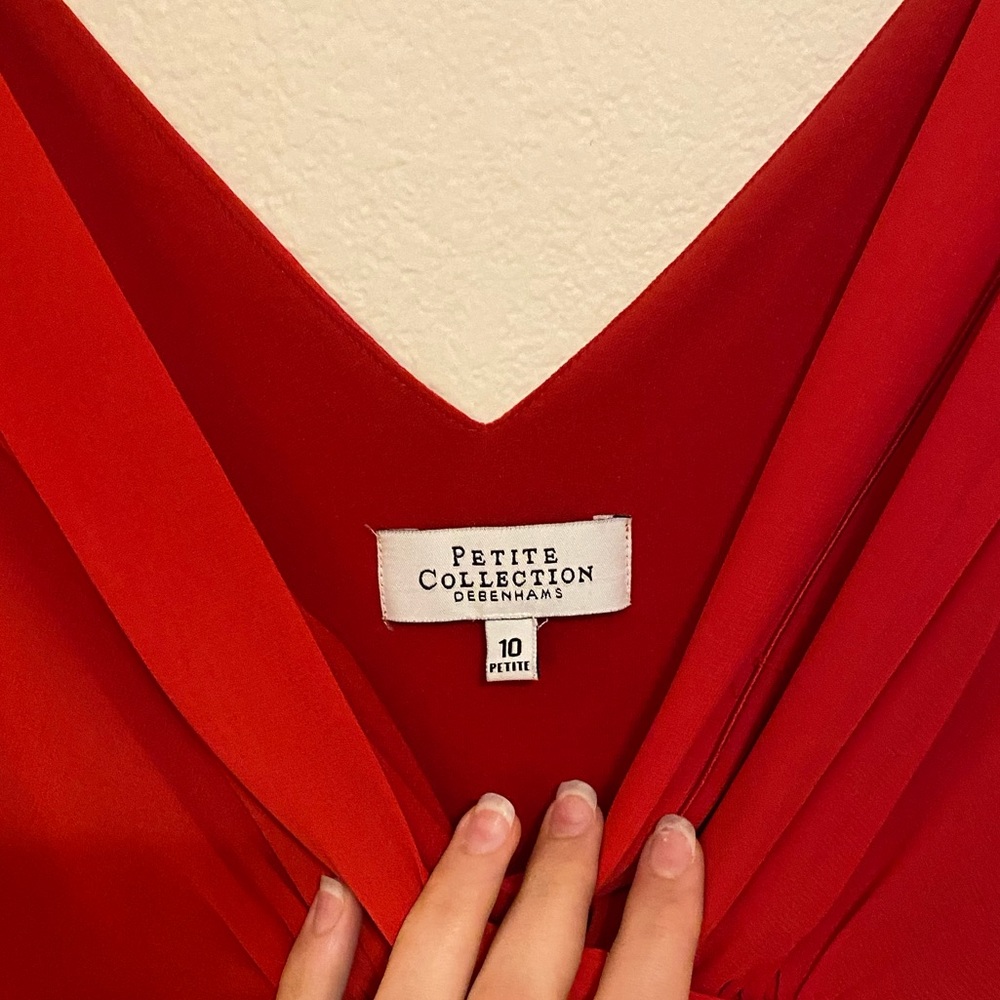 Sexy Red Ruched Dress - Picture 8 of 8